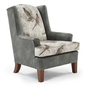 X Stationary Chair - Dark Walnut