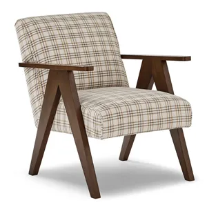 P Stationary Chair - Honey Birch
