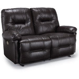 Zaynah Leather/Vinyl Motion Loveseat