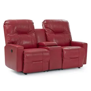 POWER ROCKING CONSOLE LOVESEAT W/ POWER TILT HEADREST