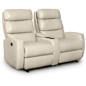 Hillarie Power Spacesaver Console Loveseat with Head Tilt