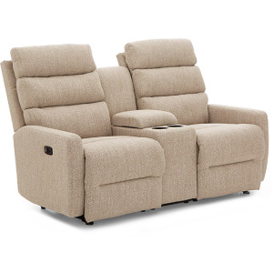 Kristisha Lvst Fabric Power Tilt Headrest Space Saver Console Loveseat