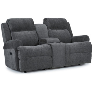 Brielle Lvst. Fabric Power Space Saver Loveseat
