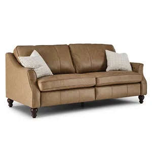 Fabric Incliner Sofa - Dark Walnut