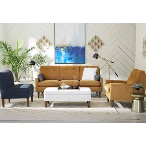 Trevin Stationary Sofa W/2 Pillows