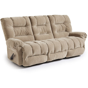 Seger Fabric Power Tilt Headrest Space Saver Sofa