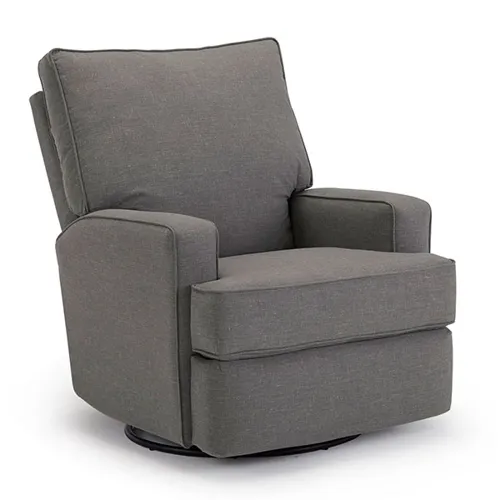 Kersey Fabric Power Swivel Glider Recliner