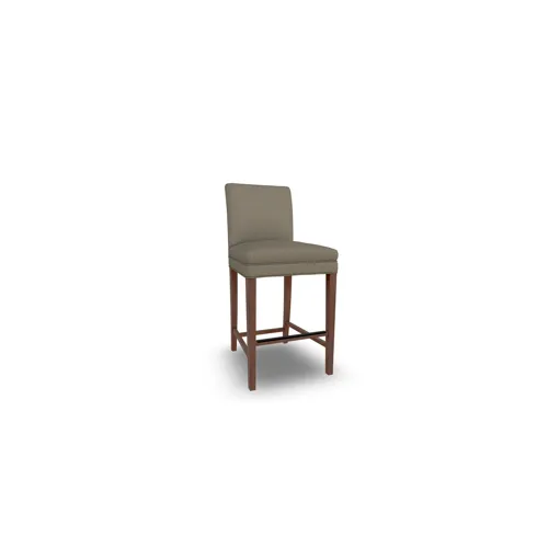 Myerlette 2 Fabric 30 Inch Barstool - Dark Walnut
