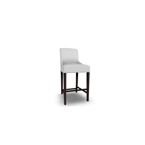 Eliella Fabric 30 Inch Barstool - Espresso