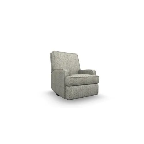 Kersey Fabric Swivel Glider Recliner - Heather