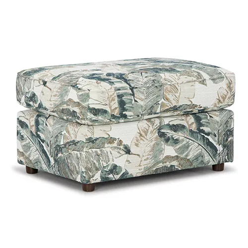 F21 Fabric Ottoman