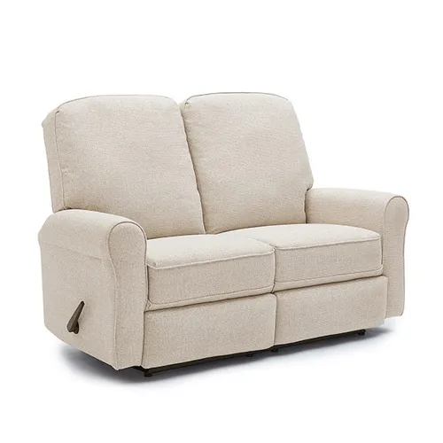 Josey Fabric Power Tilt Headrest Rocker Console Loveseat