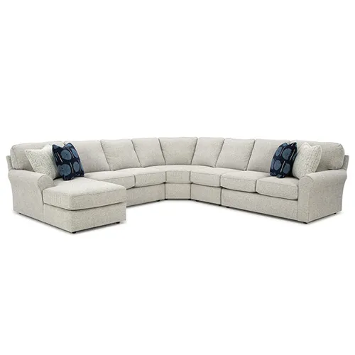 Hanway Fabric Sectional Layout
