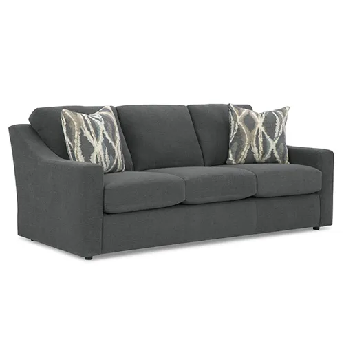 Caverra Fabric Queen Stationary Sofa Sleeper With Two(2 Pillows