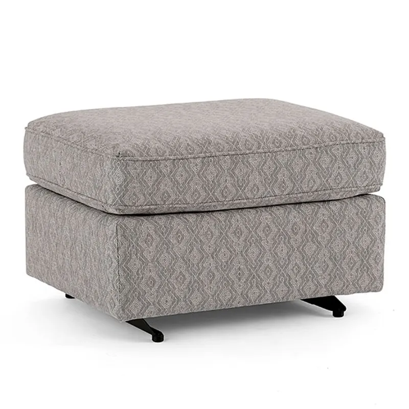 Fabric Glide Ottoman