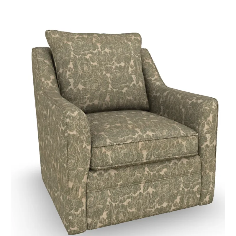 Aubrey Fabric Swivel Chair