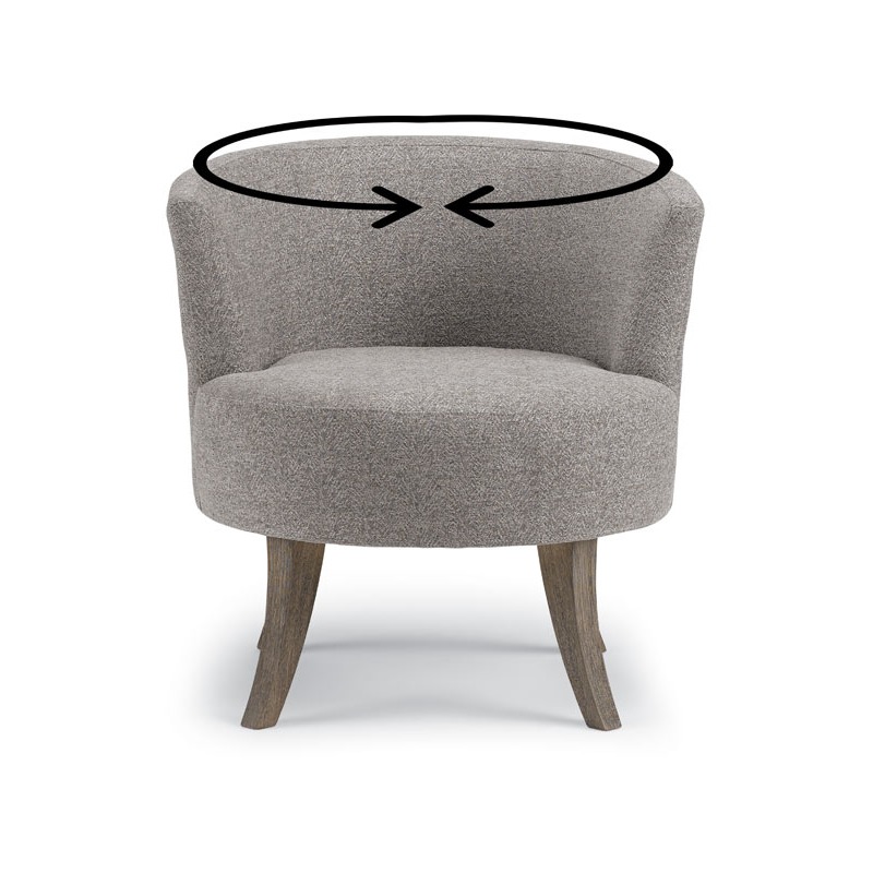 Steffen Swivel Chair 1018R by Best at Bruce Furniture & Flooring