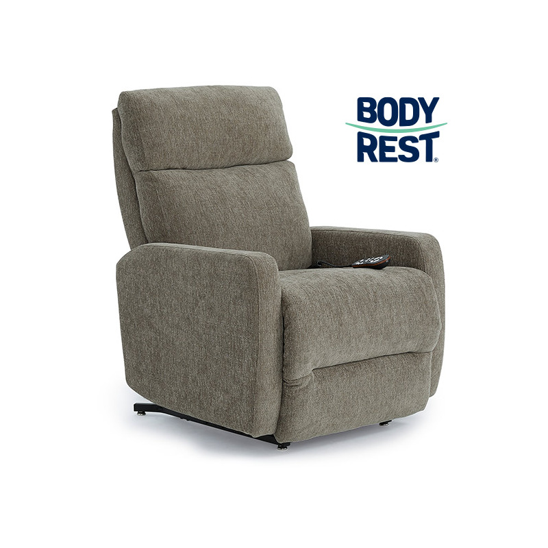 Leslie Fabric Power Head Tilt Zero Gravity Recliner 10NZ20 by Best