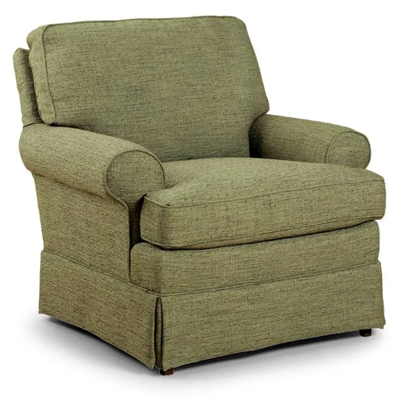Fabric Swivel Glider Chair