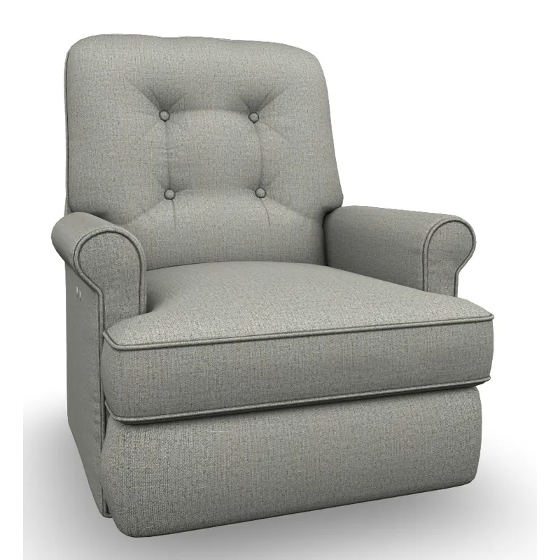 Carissa Fabric Power Swivel Glider Recliner