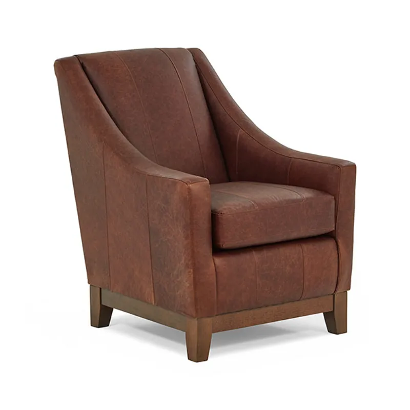 Fabric Stationary Chair - Honey Birch