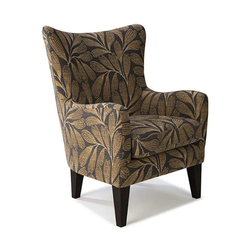 Fabric Stationary Chair - Honey Birch
