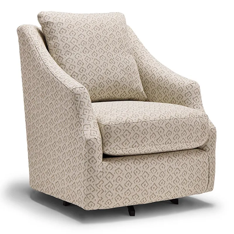 Fabric Swivel Glider Chair