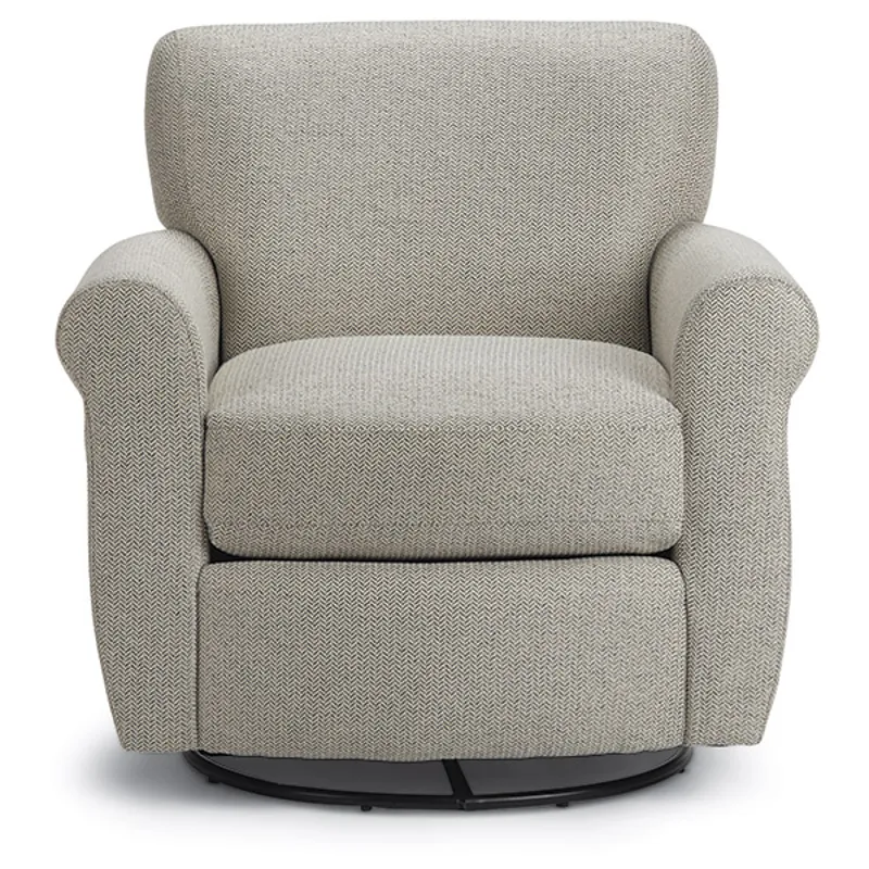 Fabric Swivel Glider Chair