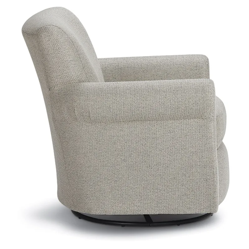 Fabric Swivel Glider Chair