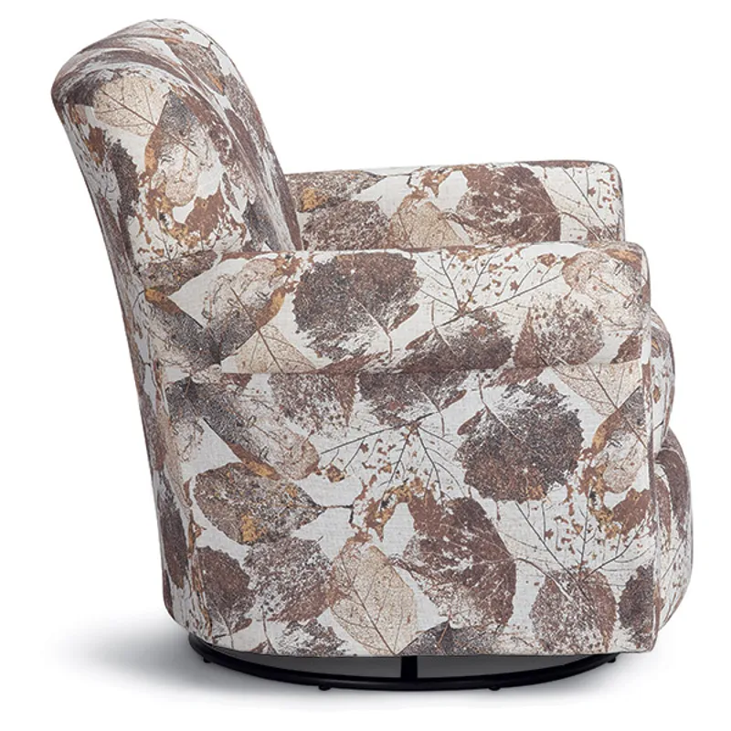 Fabric Swivel Glider Chair
