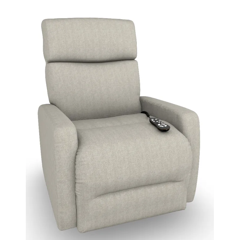 Leslie Fabric Power Head Tilt Zero Gravity Recliner