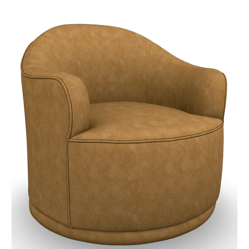 April Fabric Swivel Glider Chair