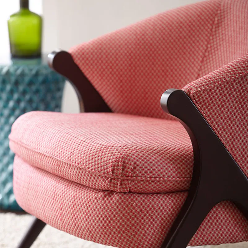 Tatiana Fabric Stationary Chair - Honey Birch