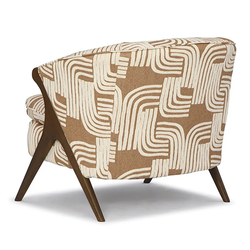 Fabric Stationary Chair - Espresso