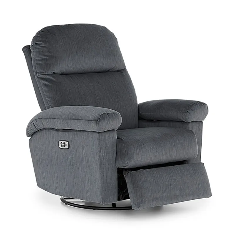 Jodie Power Tilt Headrest Swivel Glider Recliner