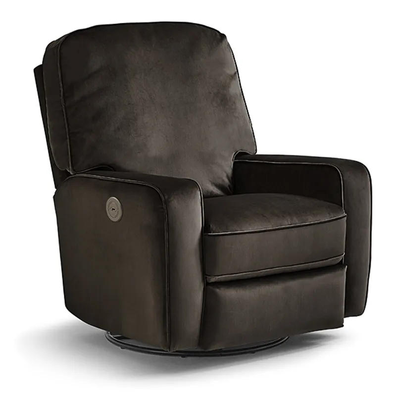 Fabric Power Swivel Glider Recliner