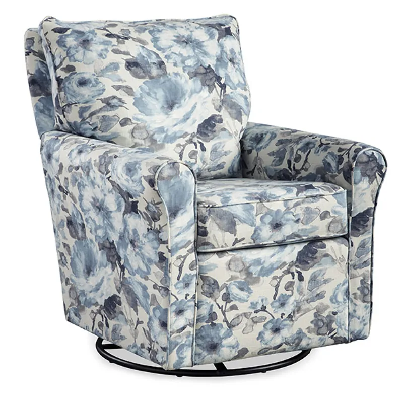 Fabric Swivel Glider Chair