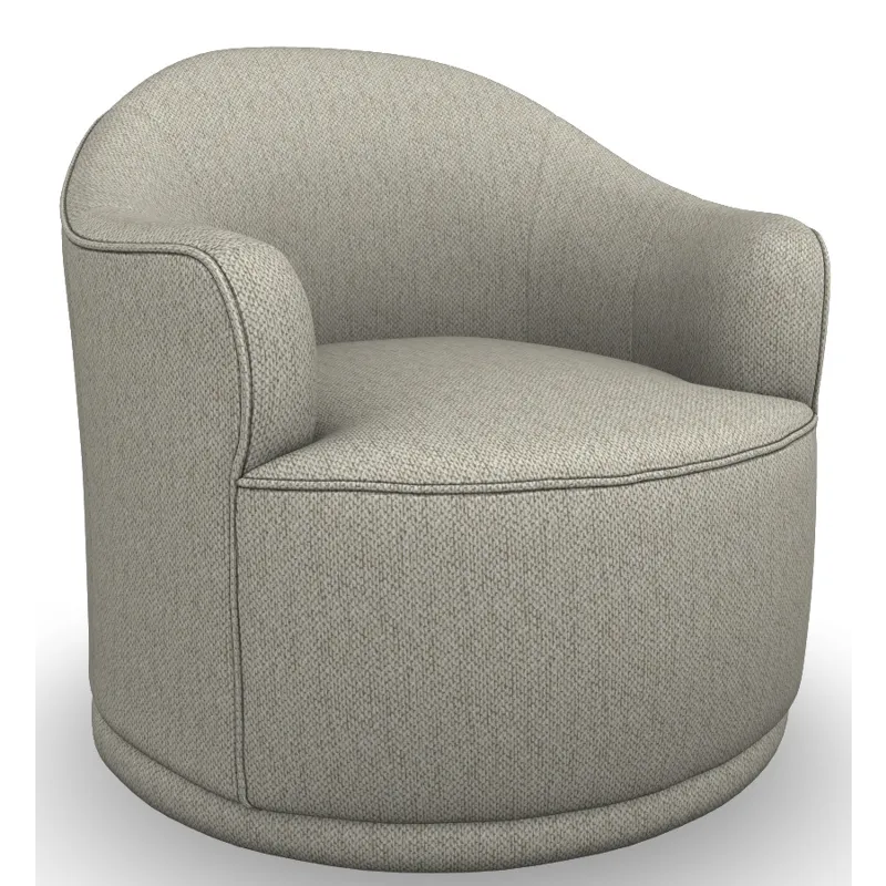 April Fabric Swivel Glider Chair