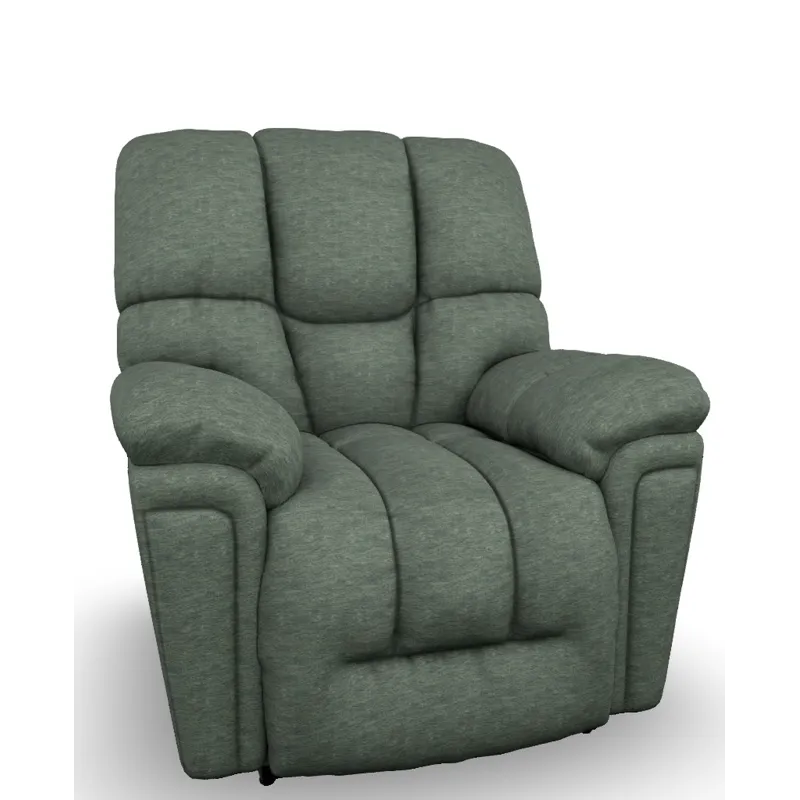 Lucas Fabric Power Tilt Headrest Swivel Glider Recliner