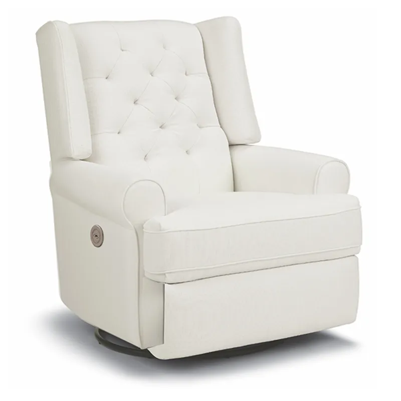 Fabric Power Swivel Glider Recliner