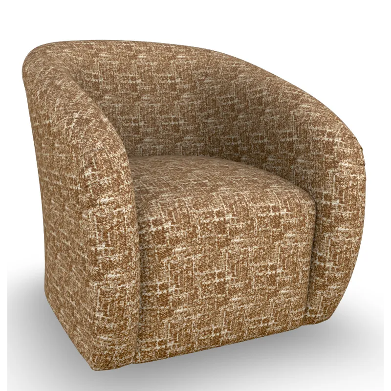 Airily Fabric Swivel Chair