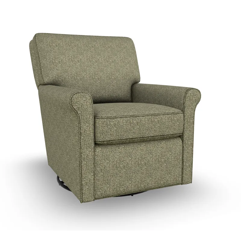 Kacey Fabric Swivel Glider Chair