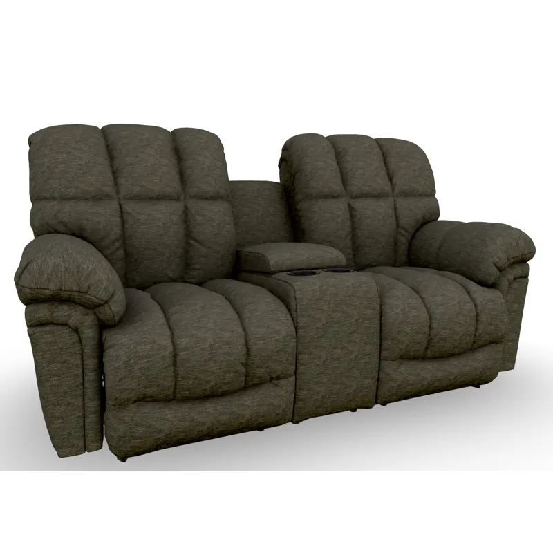 Lucas Fabric Rocker Console Loveseat