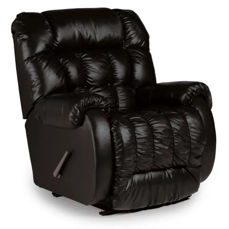 Leather/Vinyl Space Saver Recliner