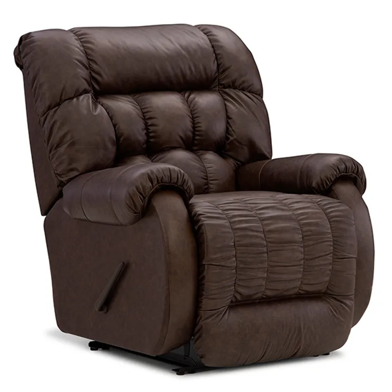 Leather/Vinyl Space Saver Recliner