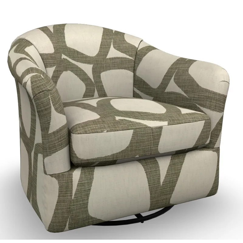 Darby Fabric Swivel Glider Chair