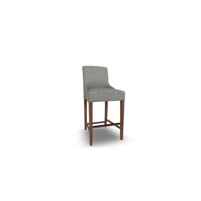 Eliella Fabric 24 Inch Barstool - Riverloom
