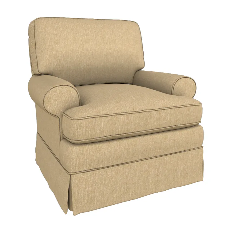 Quinn Fabric Swivel Glider Chair