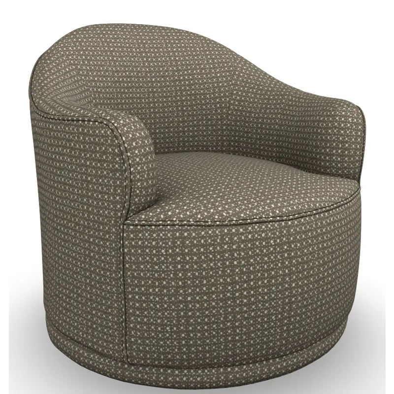 April Fabric Swivel Glider Chair
