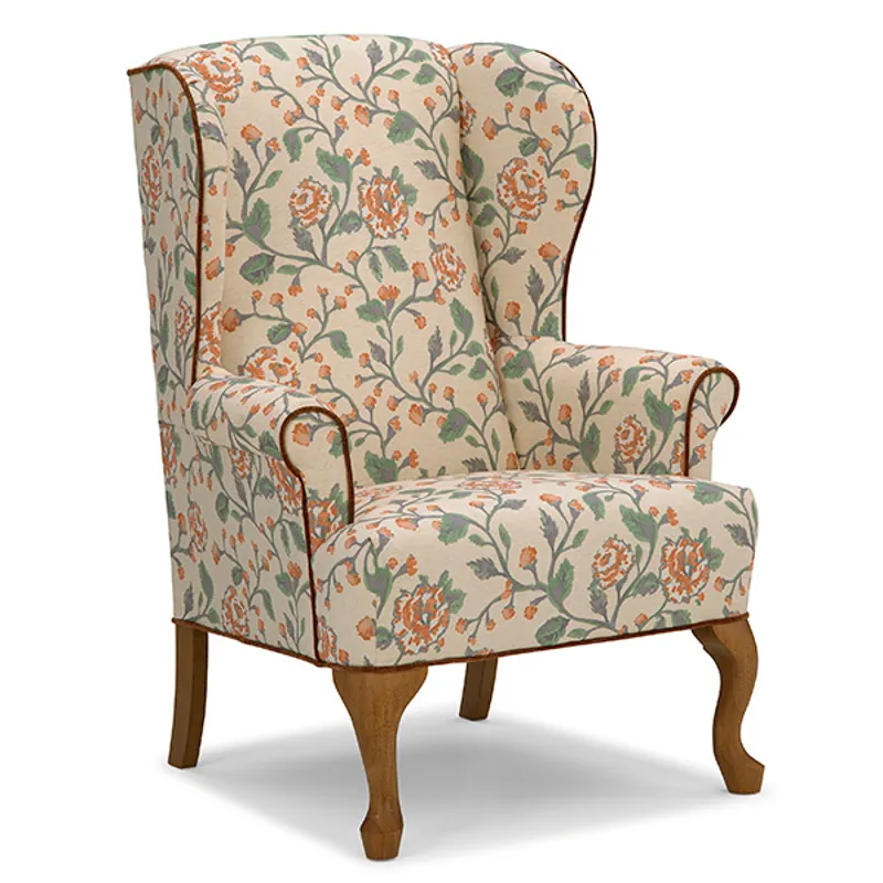 Isadore Fabric Stationary Chair - Dark Cherry